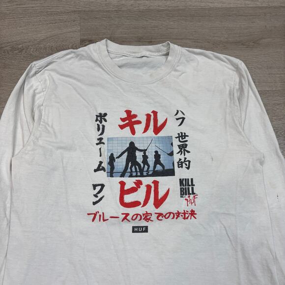 Kill Bill Volume 1 x HUF Long Sleeve T Shirt Men's Large - Picture 2 of 13
